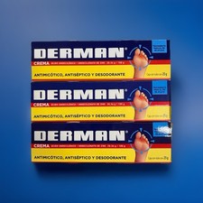 3-Pack Derman Antifungal Cream. For the Treatment of Athlete's Foot. 25g - .88oz picture