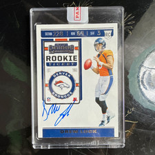 2019 Panini Contenders DREW LOCK Rookie Ticket RPS Rc Auto 104 Seahawks On Card picture