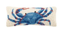 Peking Handicraft 30TG446C05OB Blown Filled Hook Throw Pillow, 12-inch Length picture