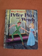 Walt Disney's Peter Pan and Wendy, a Little Golden Book Hardcover 1952  (1st Ed) picture