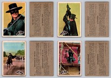 1958 Parkhurst ZORRO Incomplete Starter Set of 28 Cards RARE Canadian Print picture