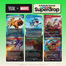 MTG Secret Lair Marvel Earths Mightiest Pets Non-Foil Sealed SLD Lightning Bolt picture
