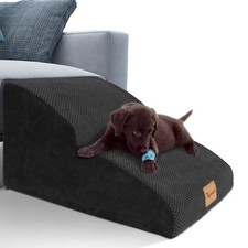 Step Foam Pet Stairs 11.8in High Non-Slip Removable Cover Small Dogs Cats picture