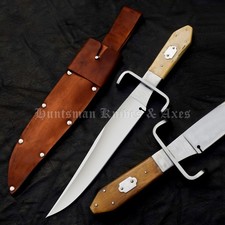 One of a Kind of Rare Found Fossilized Mammoth IVORY Hell Belle's Bowie REPLICA picture