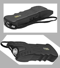 MASTER BLASTER POLICE Stun Gun Self Defense Black Rechargeable w/LED & HOLSTER picture