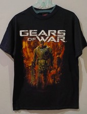 GEARS OF WAR Vintage T shirt (2006) w/BONUS : Gears Of War 1 & Gears 2 XBOX 360 picture
