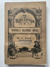 Handel’s Oratorio Songs. 55 songs edited by Best. Royal Edition. Sheet music picture