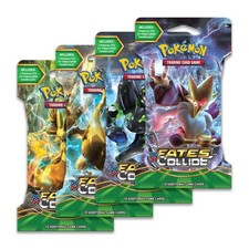 Pokemon x1 Fates Collide Sleeved Booster Pack Random Artwork SEALED NEW picture