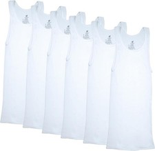 Hanes Men's Ribbed Moisture-Wicking Tank Top Undershirt 6 Pack Tank Top picture