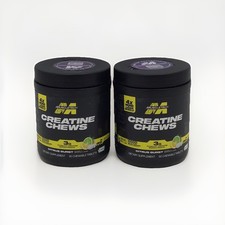 2X MUSCLE TECH CREATINE CHEWS CITRUS 90 CHEWABLE TABLETS EACH EXP 01/2027+ picture
