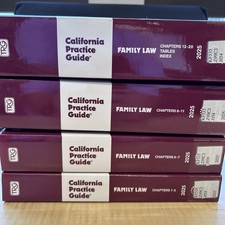 California Practice Guide Family Law 2025 Edition Rutter Group picture
