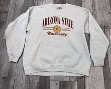 Vintage Reverse Weave Arizona State University ASU Sweatshirt XL Gray College picture
