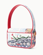 Brand New Staud Tommy Beaded Shoulder Bag Tea Time MSRP $350 picture