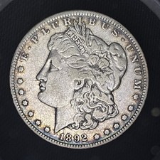 1892‑S Morgan Dollar • Nice Circulated • Scarce San Francisco Issue picture