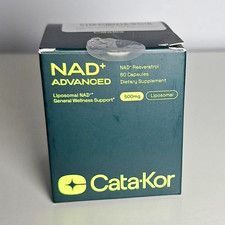 Cata-Kor NAD+ Advanced NAD+ + Trans-Resveratrol 500mg 60 Capsules Gluten-Free picture