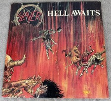 Slayer Hell Awaits LP 1985 Original US Metal Blade Combat MX 8020 w/ Inner picture