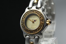 Vintage 1991 N MINT Quartz Seiko Presage 4N21-0290 Two-Tone Womens Watch JAPAN picture