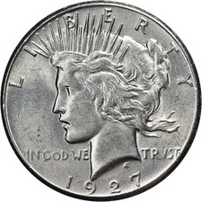 1927-P Peace Dollar Nice Unc Nice Eye Appeal Nice Strike picture