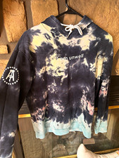 Barstool Sports Call Her Daddy Women's Hoodie Pullover S Blue/White Tie-Dye picture