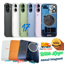 For iPhone 17 Air/17 Pro/17 Pro Max Lot Back Glass Replacement With Metal Magnet picture