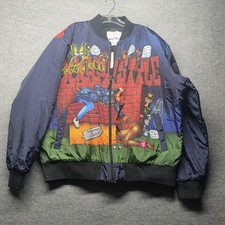 Snoop Dogg Doggystyle Bomber Jacket Men's XL Multicolor Graphic Hip Hop NWT picture