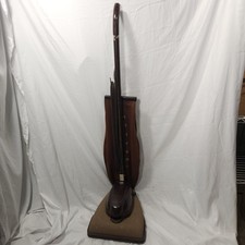 Hoover Model 28 Upright Vacuum Cleaner Brown Vtg 40s USA picture