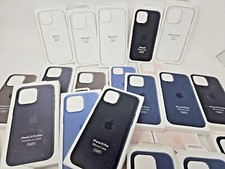 Genuine Original Leather/ Silicone Case for Apple iPhone 15, Plus, Pro, Pro Max picture