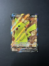 Pikachu V (Full Art) 157/172 Swsh09: Brilliant Stars Holo picture