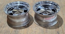 2 PC KMC Slot Mag Style Wheels 15x8 Multi Bolt Pattern 4x4.25
