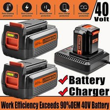 40V 2.0Ah for Black Decker 40 Volt Max Lithium Battery / Charger LBXR36 LBX2040 picture