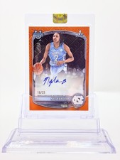 2025-26 Bowman Nyla Brooks Chrome Auto Orange Mojo /25 North Carolina Tar Heels picture