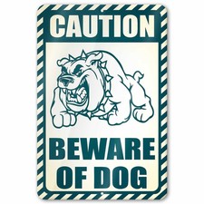 Caution Beware of Dog Sign picture