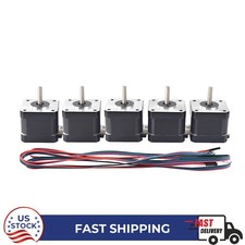1-5PCS Nema 17 Stepper Motor 1.7A 44Ncm(62.32oz.in) for CNC 3D Printer Extruder picture