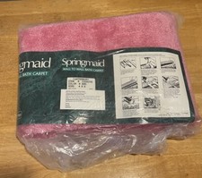 Vtg Springmaid Hot Pink Bath Carpet ~ Wall To Wall 4’ X 6’ NOS MCM picture