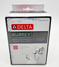 Aubrey Robe Hook Chrome Wall Mounted Towel Hook AUB35-PC picture