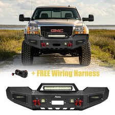 Aaiwa Steel Front Bumper For 2003-2006 GMC Sierra 1500/2500HD/3500 w/LED Lights picture