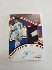 2023 Immaculate Collection JR Ritchie Prospect Dual Color Patch On Card Auto Red picture