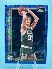 2025-26 Topps Chrome Update Sapphire Larry Bird #143 Boston Celtics picture