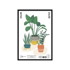 Mainstays 24x36 Black Flat Profile Wall Photo Frame picture