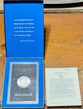 1883-CC Morgan UNCIRCULATED Slabbed SILVER Dollar w Box and COA Carson City Mint picture