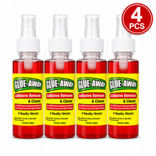 Glue Away Adhesive Remover Cleaner 4 oz x 4 Bottles Gum Glue Sticky Residue picture