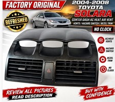 OEM✅2004-2008 Toyota Solara Center Dash AC Heat Air Vents/Switch Bezel Trim  picture
