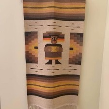 Vintage Mid Century Mexican Wall Tapestry picture
