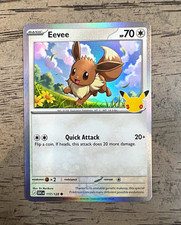 Pokemon TCG Eevee 117/128 Scarlet & Violet 151 Holo Common English 2023 picture