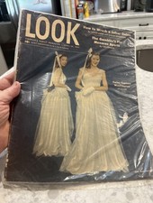 1947 APRIL 29 LOOK MAGAZINE - BAKER TWINS CAPTURE WASHINGTON 