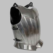 Medieval Knight Fluted Gothic Cuirass Armor Warrior Knight Armor Steel Breastpla picture