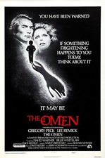 1976 The Omen Movie Poster 11X17 Gregory Peck Lee Remick Robert Damien 😈🍿 picture