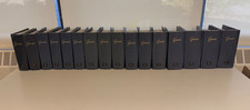Vintage Gourmet Magazine Bound Volumes Blue Hardcover Kitchen Library Set picture