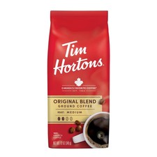 Tim Hortons Original Blend Ground Coffee, 100% Arabica Medium Roast, 12oz Bag picture
