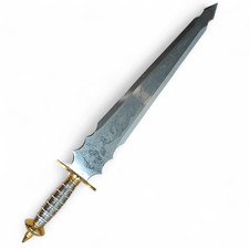 Coltellerie Lepre Stainless Steel Photoengraved Sword 56cm Blade Ltd Ed. #82/200 picture